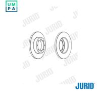 2x BRAKE DISC 562941JC FOR RENAULT MASTER/III/Platform/Chassis/Van VAUXHALL