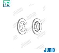 2x BRAKE DISC 562975JC FOR VAUXHALL ZAFIRA/Mk/III OPEL A20DTR/20DTH 2.0L 4cyl