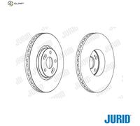 2x BRAKE DISC 563025JC-1 FOR RENAULT LAGUNA/II/Grandtour/Sport/Tourer ESPACE