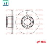 2x BRAKE DISC 61216.10 FOR IVECO DAILY/Van/Platform/Chassis/Dump/Truck 3.0L 4cyl