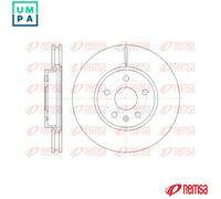 2x BRAKE DISC 61286.10 FOR VAUXHALL INSIGNIA/Mk SAAB CHEVROLET OPEL
