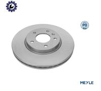 MEYLE Brake disc 615 521 0006/PD Front Axle 300 26 5 115 Vented Zink flake coated VAUXHALL: Astra Mk6, Astra Mk6 GTC, Astra Mk6 Kombi