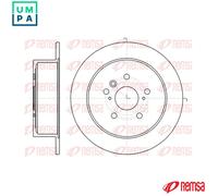 2x BRAKE DISC 61969.00 FOR TOYOTA 1AR-FE 2.7L 4cyl VENZA