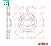 2x BRAKE DISC 6964.10 FOR ALFA ROMEO 939 A6.000 1.9L 939 A4.000 1.8L 4cyl 159