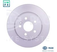 2x BRAKE DISC 8DD 355 129-751 FOR MERCEDES-BENZ M 111.977 2.3L 4cyl M-CLASS 2.7L