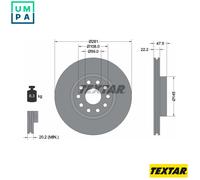 2x BRAKE DISC 92093800 FOR LANCIA 838 A4.000 2.0L 4cyl KAPPA 838A7.000 2.4L 5cyl