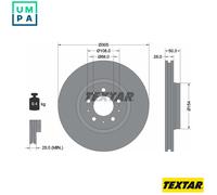 2x BRAKE DISC 92100603 FOR VOLVO S80 S60 XC70/CROSS/COUNTRY/SUV V70/Mk/II 2.0L