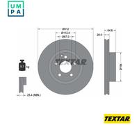 2x BRAKE DISC 92115305 FOR MERCEDES-BENZ E-CLASS/Platform/Chassis/T-Model CLS