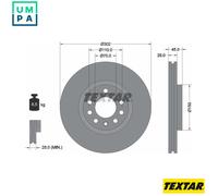 2x BRAKE DISC 92118303 FOR CADILLAC VAUXHALL SAAB 9-3X CHEVROLET 2.0L 4cyl 1.8L