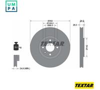 2x BRAKE DISC 92133203 FOR PEUGEOT 3008/Van/MPV 207/207+ 307/SW/CC/Break 2.0L