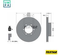 2x BRAKE DISC 92137303 FOR LEXUS TOYOTA 2UZ-FE 4.7L 8cyl GX1GR-FE 4.0L 6cyl 3.0L