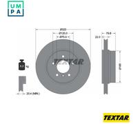 2x BRAKE DISC 92141603 FOR BMW X3/SAV/E83 N47D20C/A N46B20B M47D20 2.0L 4cyl
