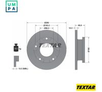 2x BRAKE DISC 92159103 FOR FORD AUSTRALIA QVFA/SRFE/SRFD/SRFC/SRFB/SRFA 2.2L