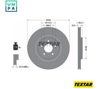 2x BRAKE DISC 92160303 FOR AUDI A4/S4 Q5/Van/SUV A5/S5/Convertible CFKA 2.0L A4