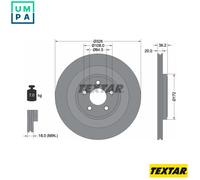2x BRAKE DISC 92178005 FOR DAIMLER JAGUAR AJ8FT 4.2L 8cyl SUPER EIGHT 2.2L 4cyl