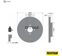 Textar 92183505 Brake Disc