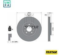 2x BRAKE DISC 92195403 FOR RENAULT CLIO/MIO/IV SCENIC/GRAND TALISMAN/Sport 1.6L