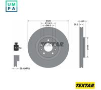 2x BRAKE DISC 92195403 FOR RENAULT CLIO/MIO/IV SCENIC/GRAND TALISMAN/Sport 1.6L