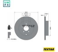 2x BRAKE DISC 92223603 FOR MAZDA R2AA 2.2L PYZ4 2.5L 4cyl CX-7 SUVCYC4 3.5L 6cyl