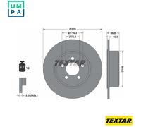 2x BRAKE DISC 92234803 FOR DODGE CHRYSLER EER 2.7L EGG 3.5L 6cyl CHARGER 6.4L