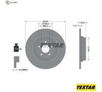 2x BRAKE DISC 92292503 FOR FORD AUSTRALIA M9MA/M8MA 1.5L T8MB/T8MA 2.0L 4cyl