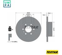 2x BRAKE DISC 93177500 FOR IVECO DAILY/Platform/Chassis/Van/VI/Dump/Truck/Bus