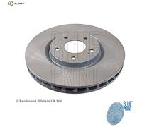 Pair of Front Brake Disc Fits Mitsubishi Lancer Blue Print ADC44371