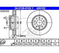 Front Brake Disc Volvo:850,S70,V70 I 1,C70 I 1,S90,V90,960 II 2 272312 271788