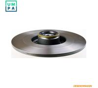 2x BRAKE DISC B130703 FOR RENAULT LAGUNA/III/Sportour/Tourer/Grandtour 1.5L 4cyl