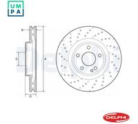 2x BRAKE DISC BG4658C FOR MERCEDES-BENZ GLA-CLASS/SUV B-CLASS 1.8L 4cyl B-CLASS