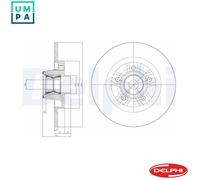 2x BRAKE DISC BG9113RSC FOR RENAULT KANGOO/Rapid/Express/GRAND/BE/BOP 1.5L 4cyl
