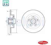 2x BRAKE DISC BG9115RS FOR RENAULT SCENIC/GRAND/III MEGANE/Sport/Tourer 2.0L