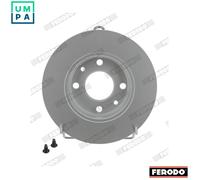 2x BRAKE DISC DDF055C FOR RENAULT EXTRA/Van/Box/Body/MPV EXPRESS 19//Chamade