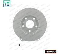 2x BRAKE DISC DDF1044C FOR VAUXHALL ZAFIRA/Mk/II ASTRA MERIVA OPEL COMBO 1.2L