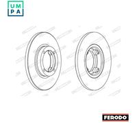 2x BRAKE DISC DDF1076C FOR CHEVROLET LA2/B10S1 1.0L 4cyl MATIZ