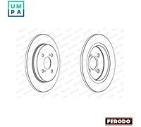 2x BRAKE DISC DDF1781C FOR ASTON MARTIN TOYOTA 1NR-FE 1.3L 4cyl CYGNET 1.0L 4cyl