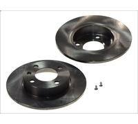 2X Brake disc DELPHI BG3505 for VW POLO (6N2) 1 1999-2001