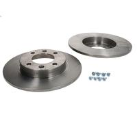 2X Brake disc DELPHI BG3653 for CITROEN C2 (JM_) 1.4 2003-2009