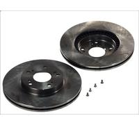 2X Brake disc DELPHI BG3720 for HONDA FR-V (BE) 2 2005-2006