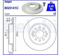 DELPHI BG5141C Brake disc