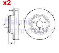 DELPHI BG4665C Brake disc