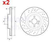 DELPHI BG4789C Brake disc