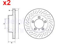 DELPHI BG4769C Brake disc