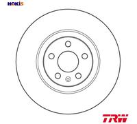 TRW DF3959S Brake disc