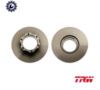 2x BRAKE DISC DF4144S FOR MERCEDES-BENZ T2/LN1/Platform/Chassis/Cab/with/Dump
