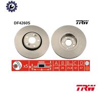 TRW DF4260S Brake disc