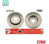 2x BRAKE DISC DF4392S FOR BMW X3/SAV/E83 N47D20C/A N46B20B M47D20 2.0L 4cyl 2.5L