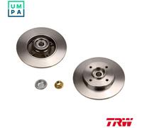 2x BRAKE DISC DF4452BS FOR PEUGEOT 307/SW/Break/CC CITROEN KFW8HZ 1.4L 4cyl 1.6L