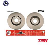 2x BRAKE DISC DF4549 FOR HOLDEN VAUXHALL VECTRA/Mk/II SIGNUM SAAB OPEL