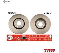 TRW DF4549 Brake disc